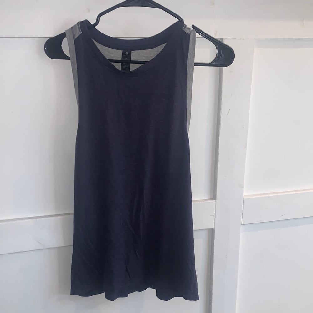 Yogalicious Navy and Gray Tank Top